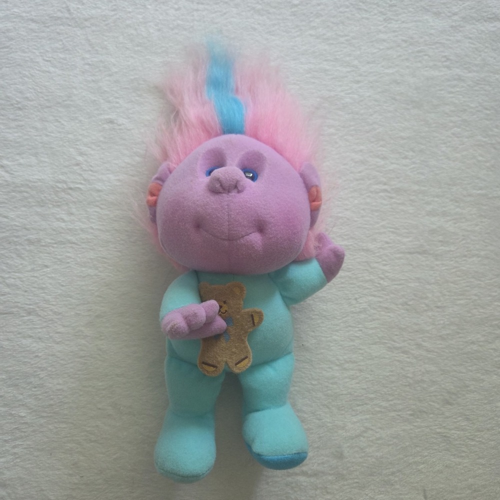 Vintage Hobnobbins Plush Cousin Catnap Playskool  Plush 9" W/teddy Bear